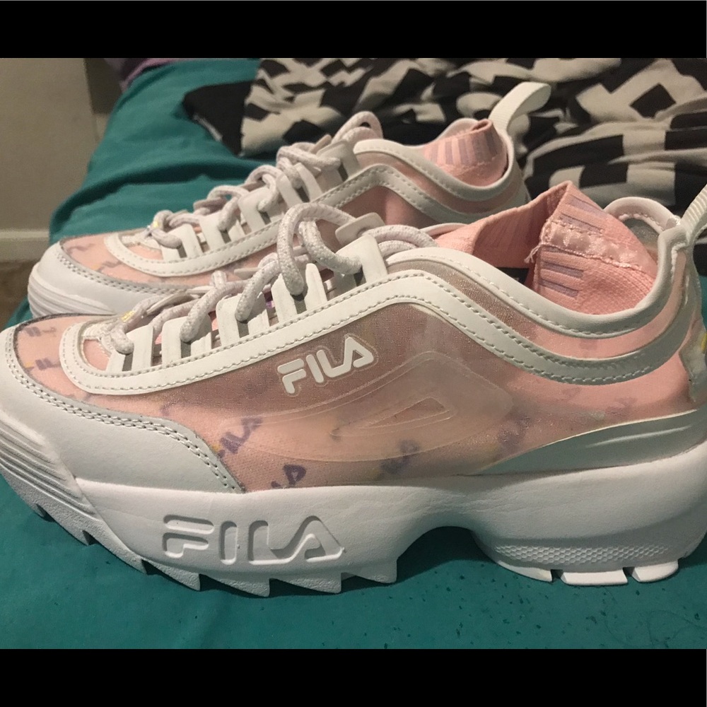 Fila Lilac Disruptor II Sock Mesh Sneaker - Picture 5 of 5